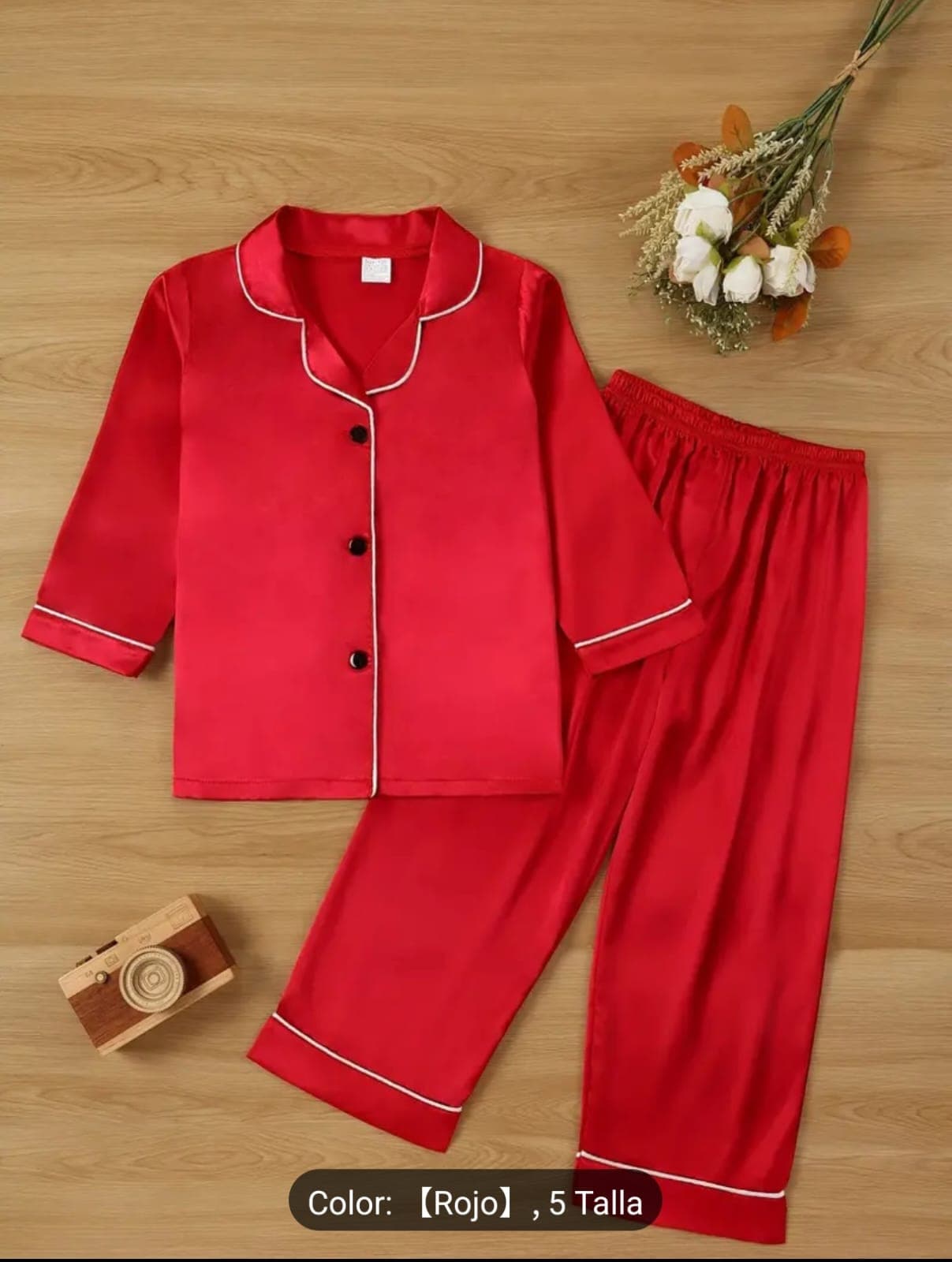 Pijamas en Satín para Niños - Suavidad y Estilo para Dormir - Imagen 3