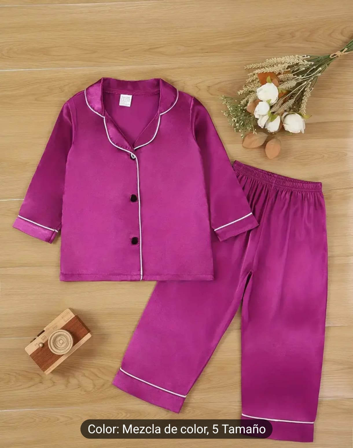Pijamas en Satín para Niños - Suavidad y Estilo para Dormir - Imagen 5